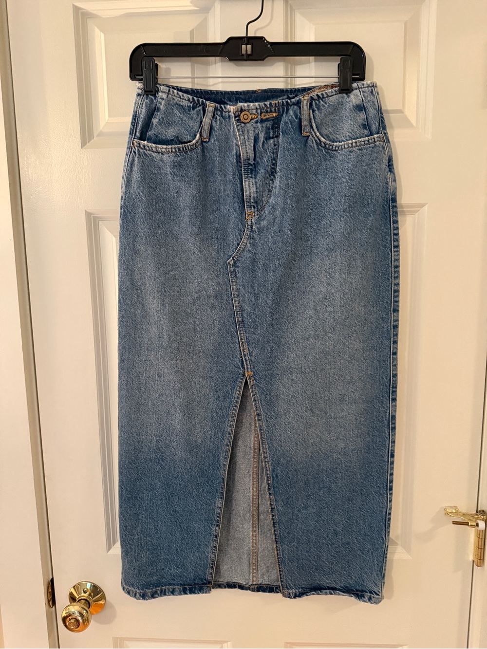 Zara Blue Denim Skirt
